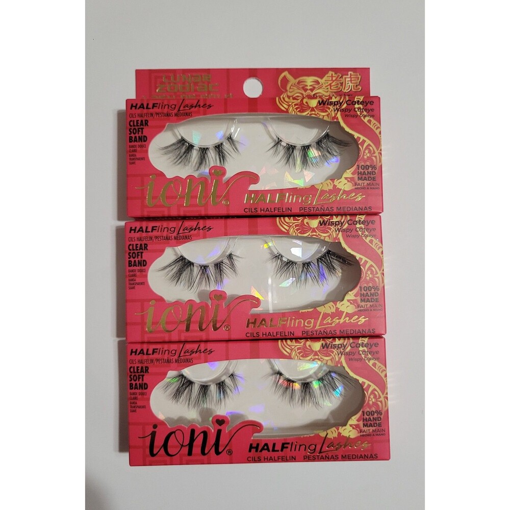 Ioni Lunar Zodiac Lash Of Gold Halfling Wispy Cateye Tiger Eyelashes